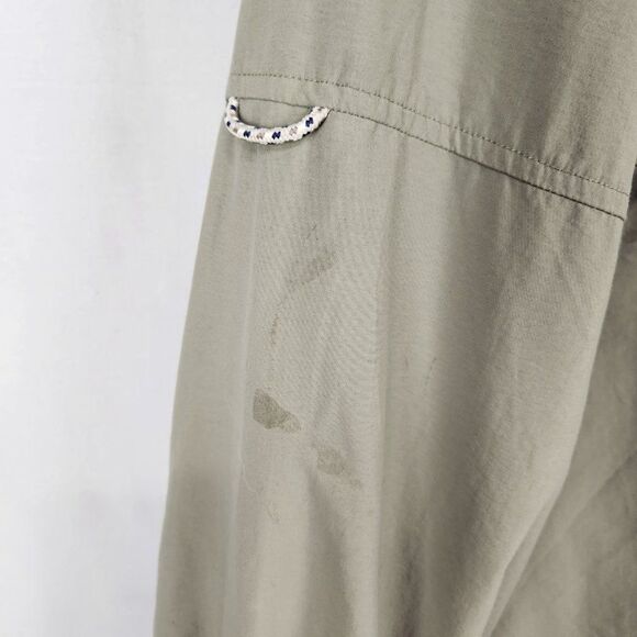Columbia Mens PFG Vented Button Up Shirt Extra Large XL Kahki Fishing Outdoor - Picture 9 of 13